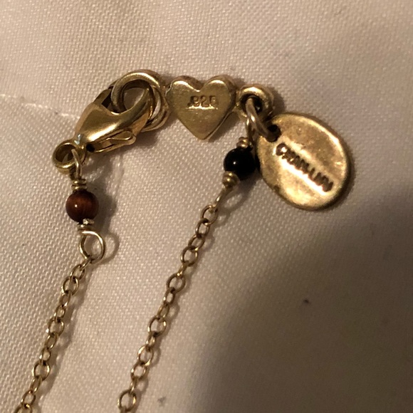 Designer 925 and garnet necklace - Picture 3 of 3